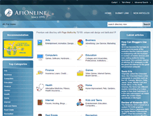 Tablet Screenshot of afionline.org